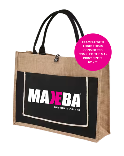 BURLAP-uous Tote