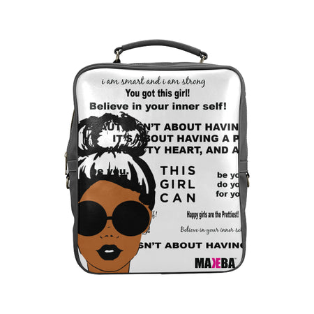 Preppy Madison Leather Backpack