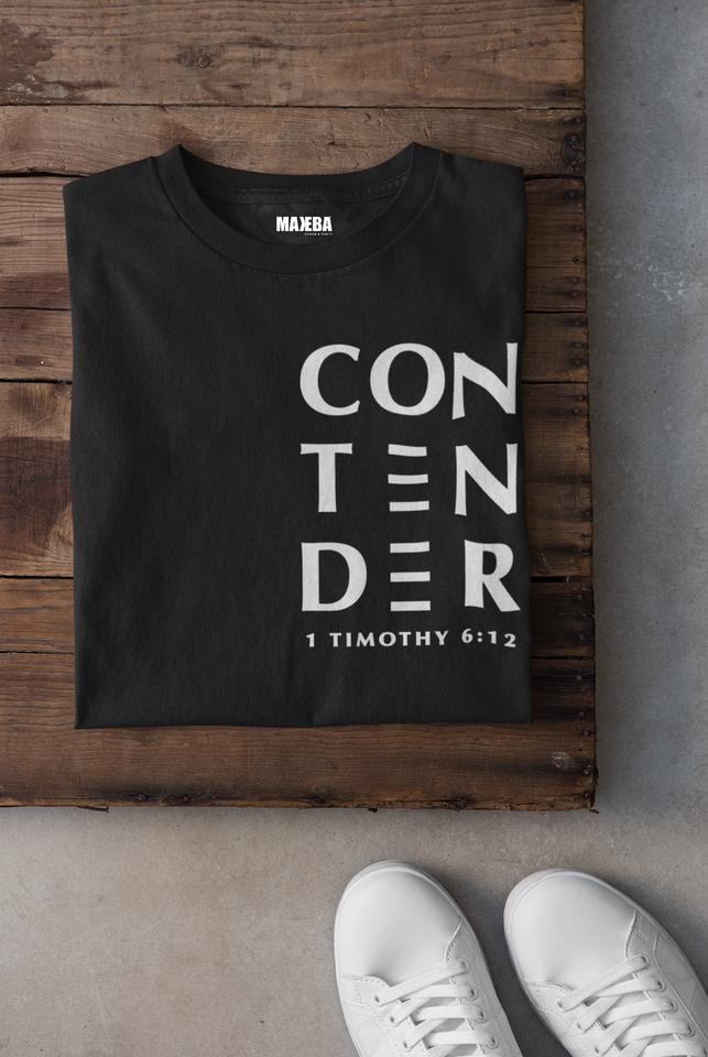 Black CONTENDER Tee