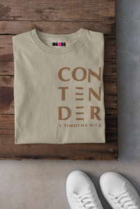 Tan CONTENDER Tee