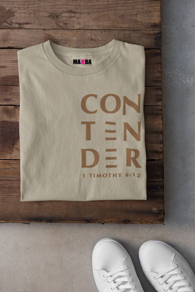 Tan CONTENDER Tee